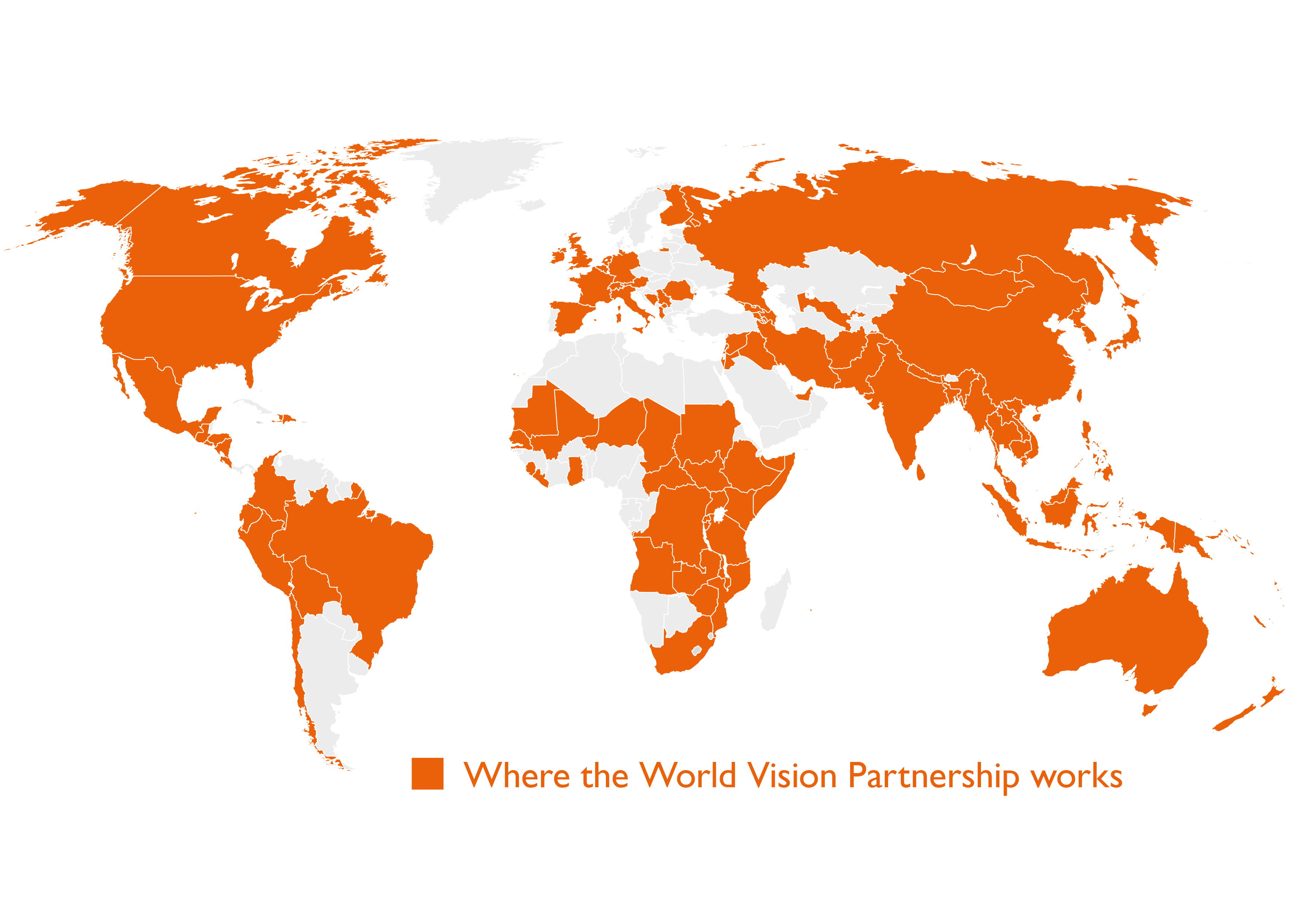 WV Partnership Map Where We Work 2020